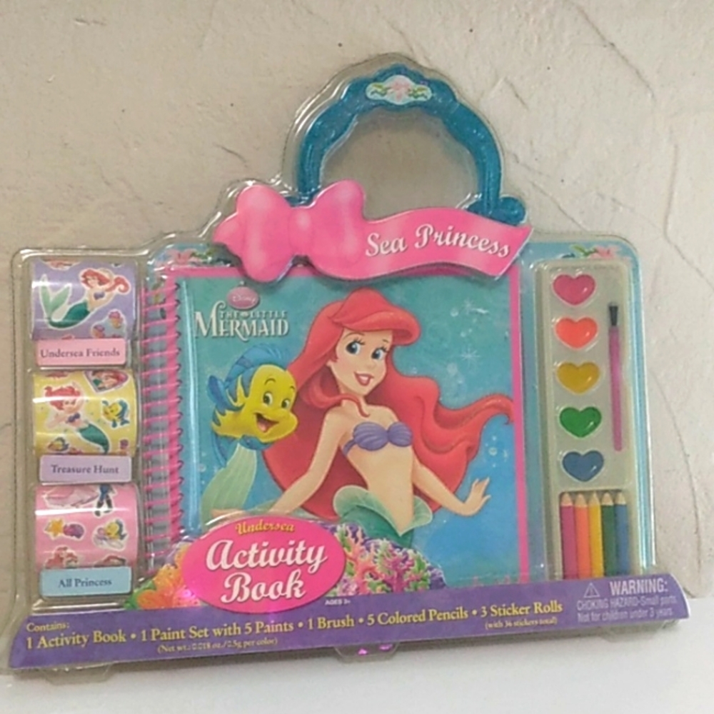 Vintage 2008 Disney Princess Art Activity Kit NEW